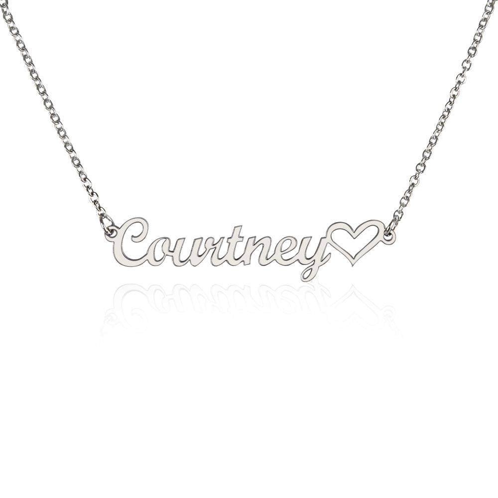 The Forever Name Heart Necklace