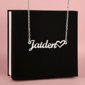 The Forever Name Heart Necklace