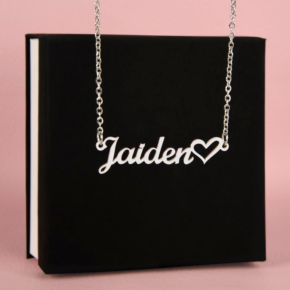 The Forever Name Heart Necklace