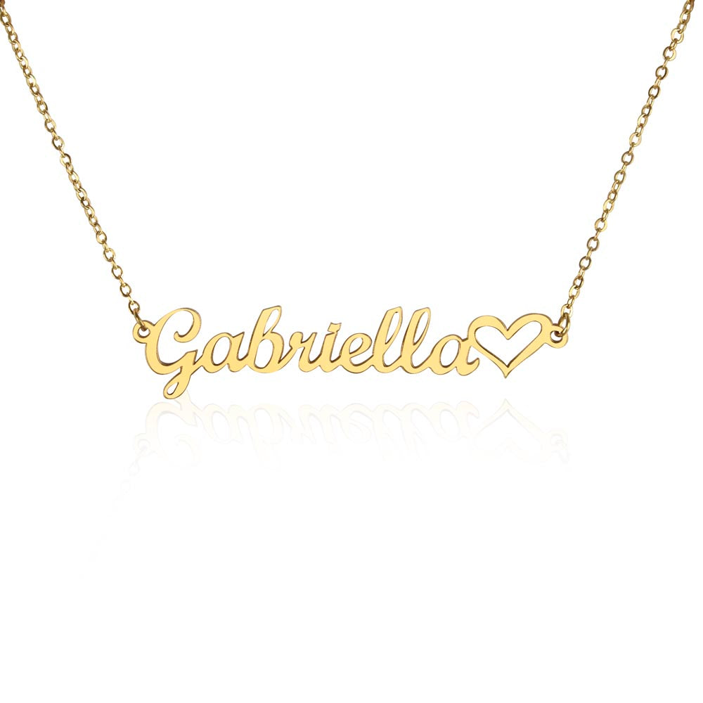 The Forever Name Heart Necklace
