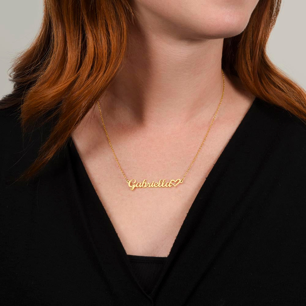 The Forever Name Heart Necklace