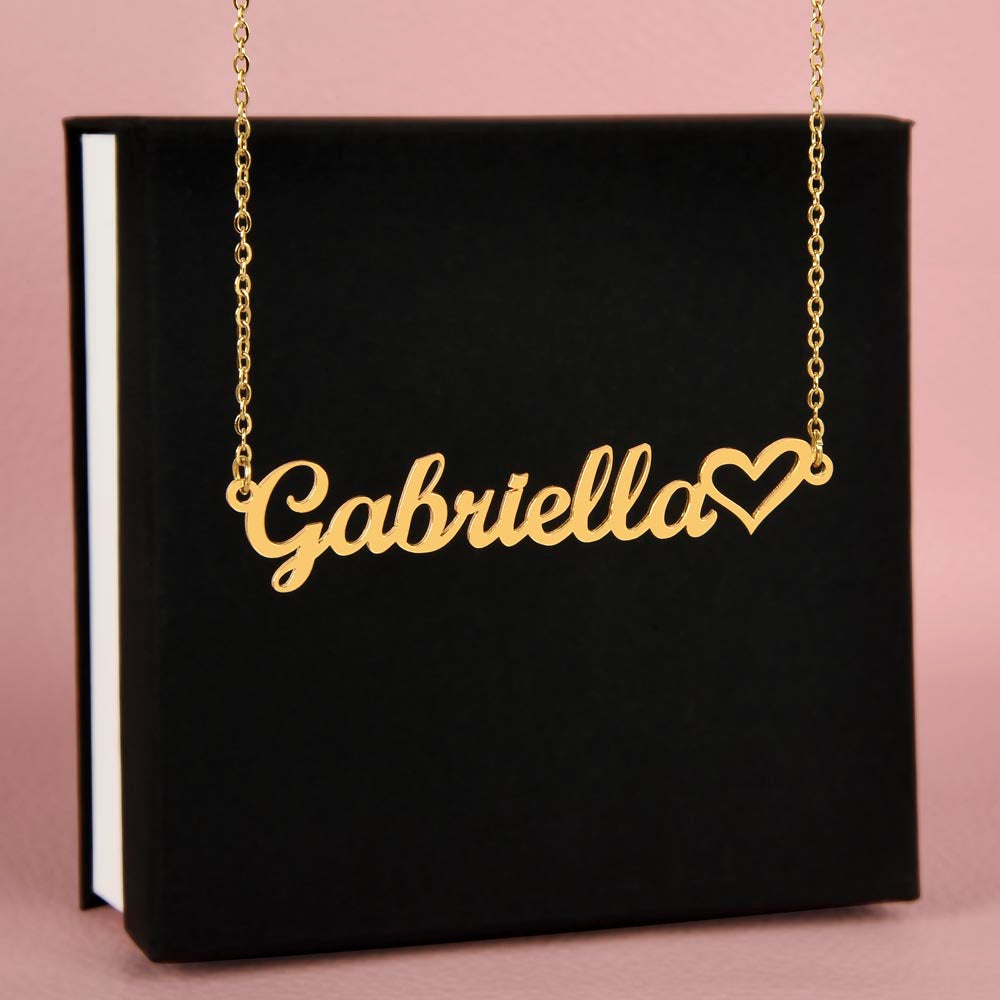 The Forever Name Heart Necklace