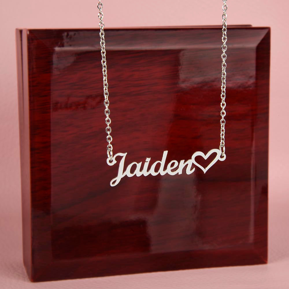 The Forever Name Heart Necklace