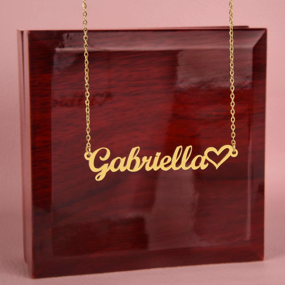 The Forever Name Heart Necklace