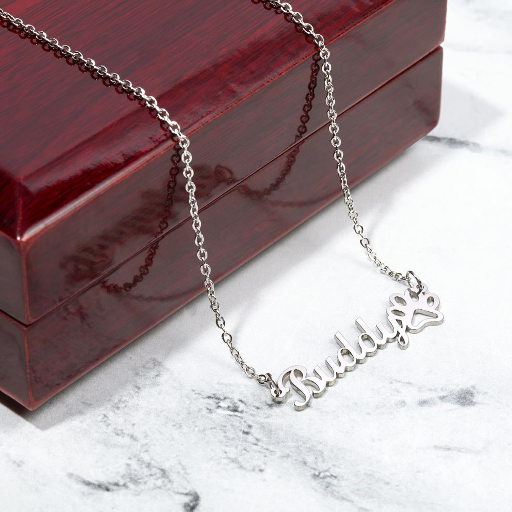 The Beloved Paw Necklace