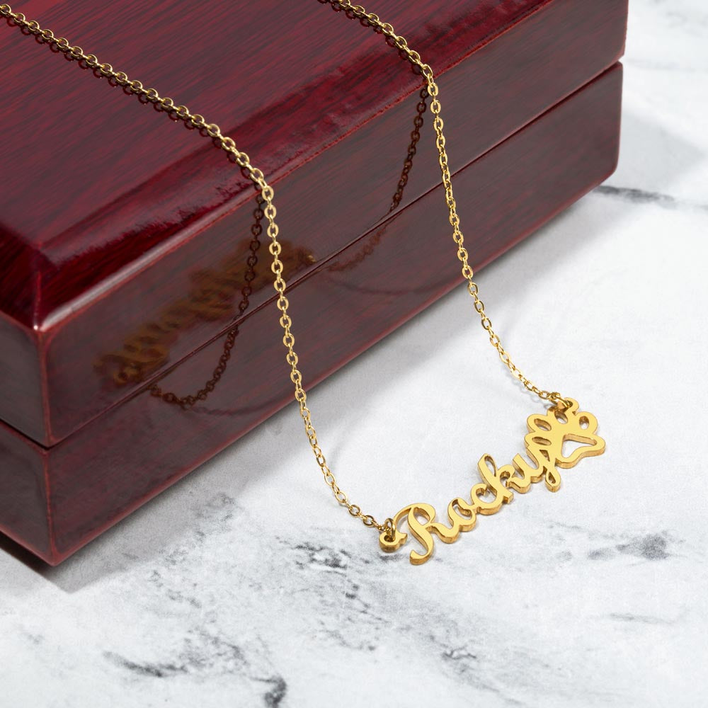 The Beloved Paw Necklace