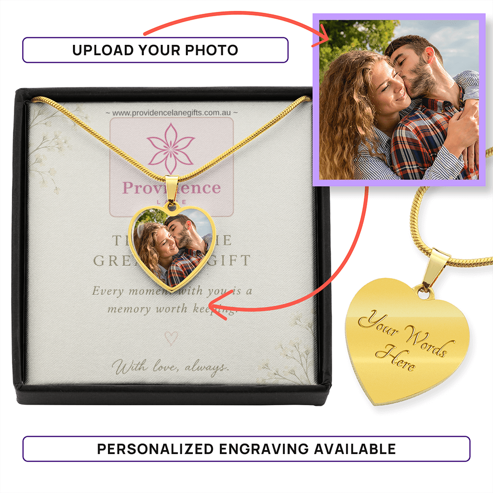 Forever Heart Photo Necklace