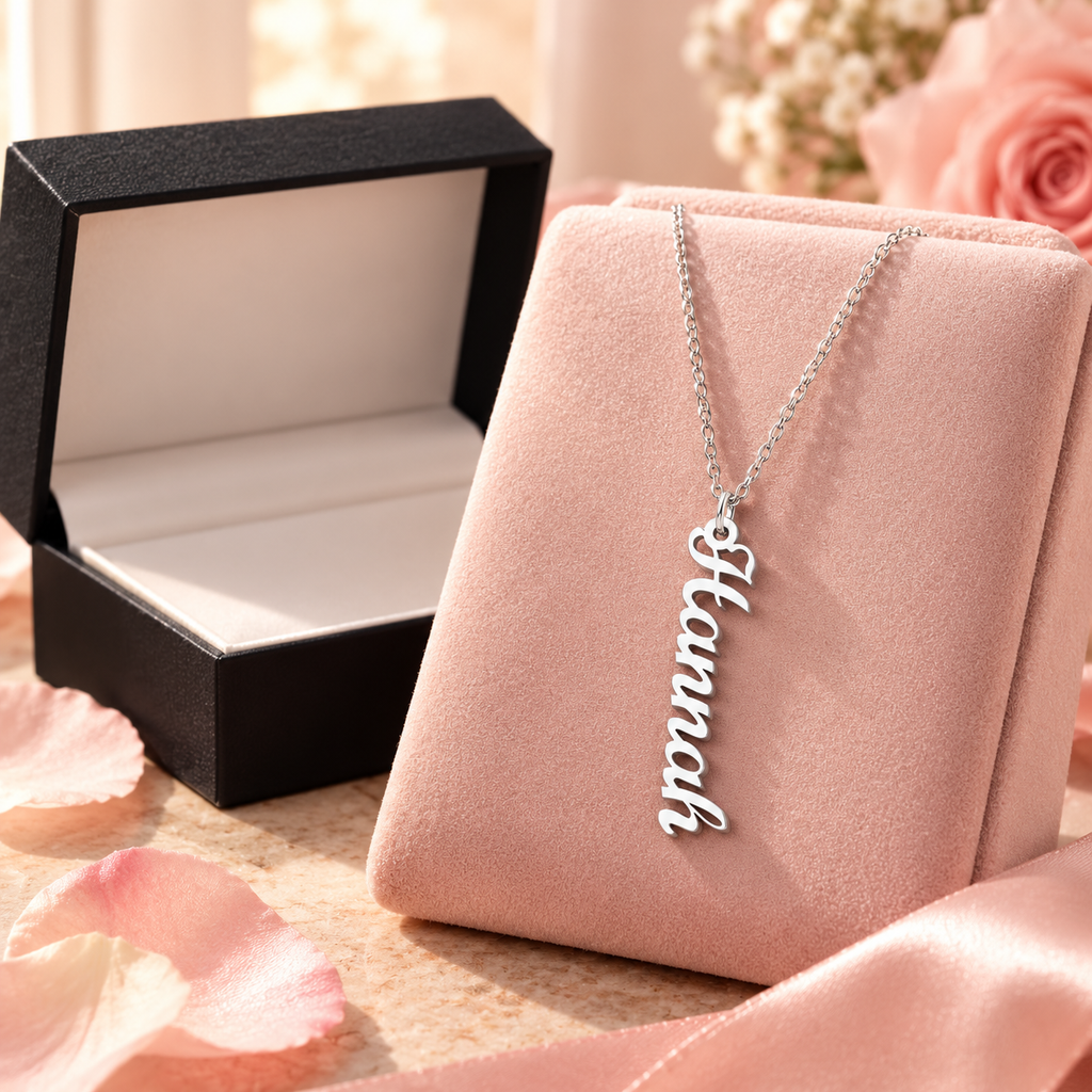 The Signature Vertical Name Necklace